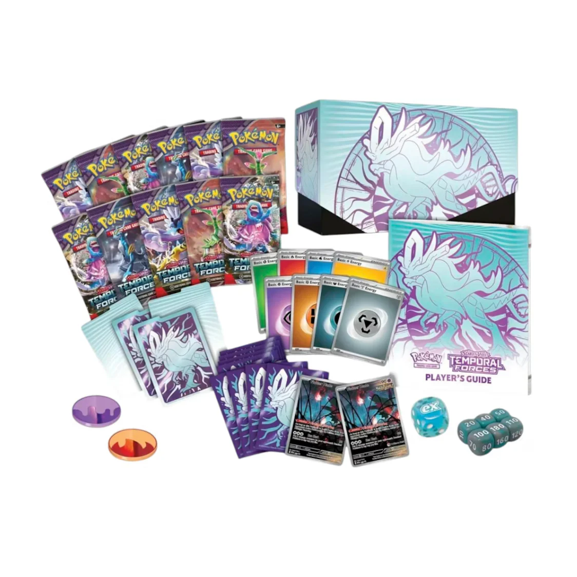 2024 Pokémon Scarlet & Violet Temporal Forces (Walking Wake) Pokemon Center Elite Trainer Box - Image 2