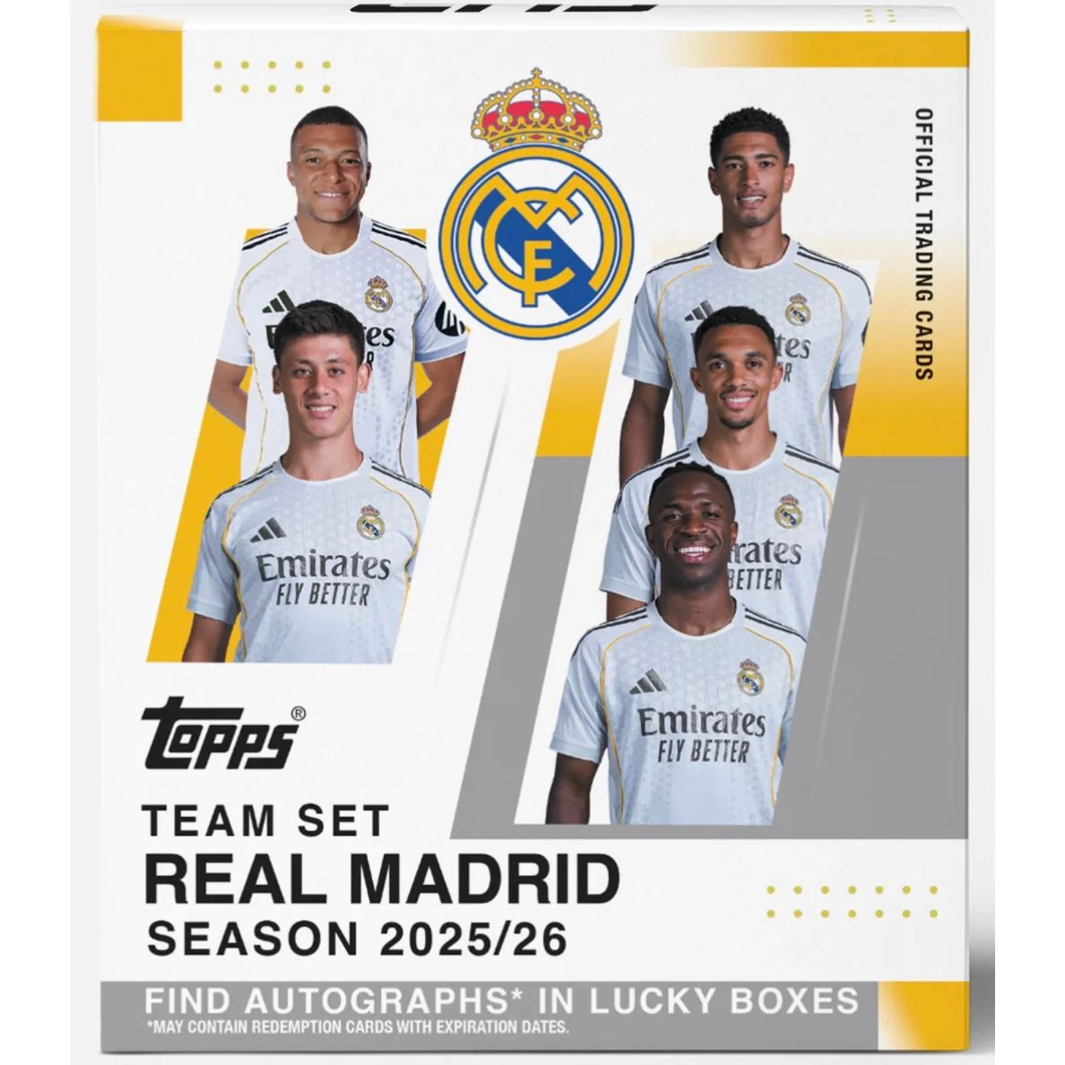 2025-26 Topps Team Set Real Madrid Hobby Box