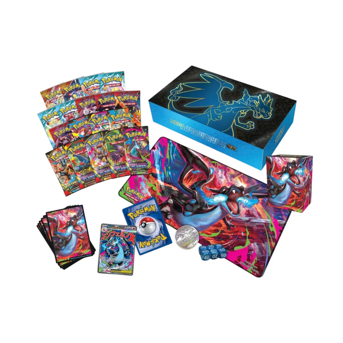 2025 Pokémon Mega Evolution Charizard X ex Ultra-Premium Collection - Image 2