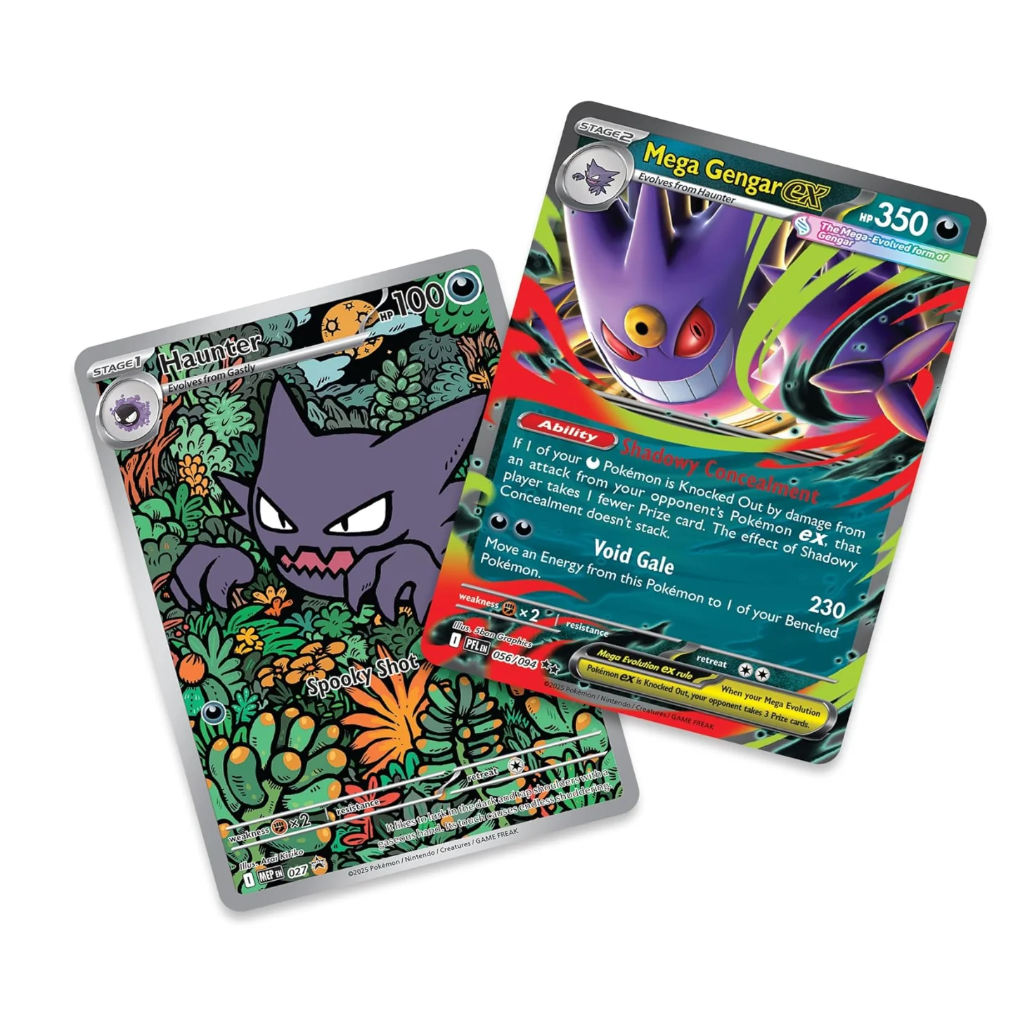 2025 Pokémon Mega Evolution Mega Gengar ex Metal Battle Deck - Image 2