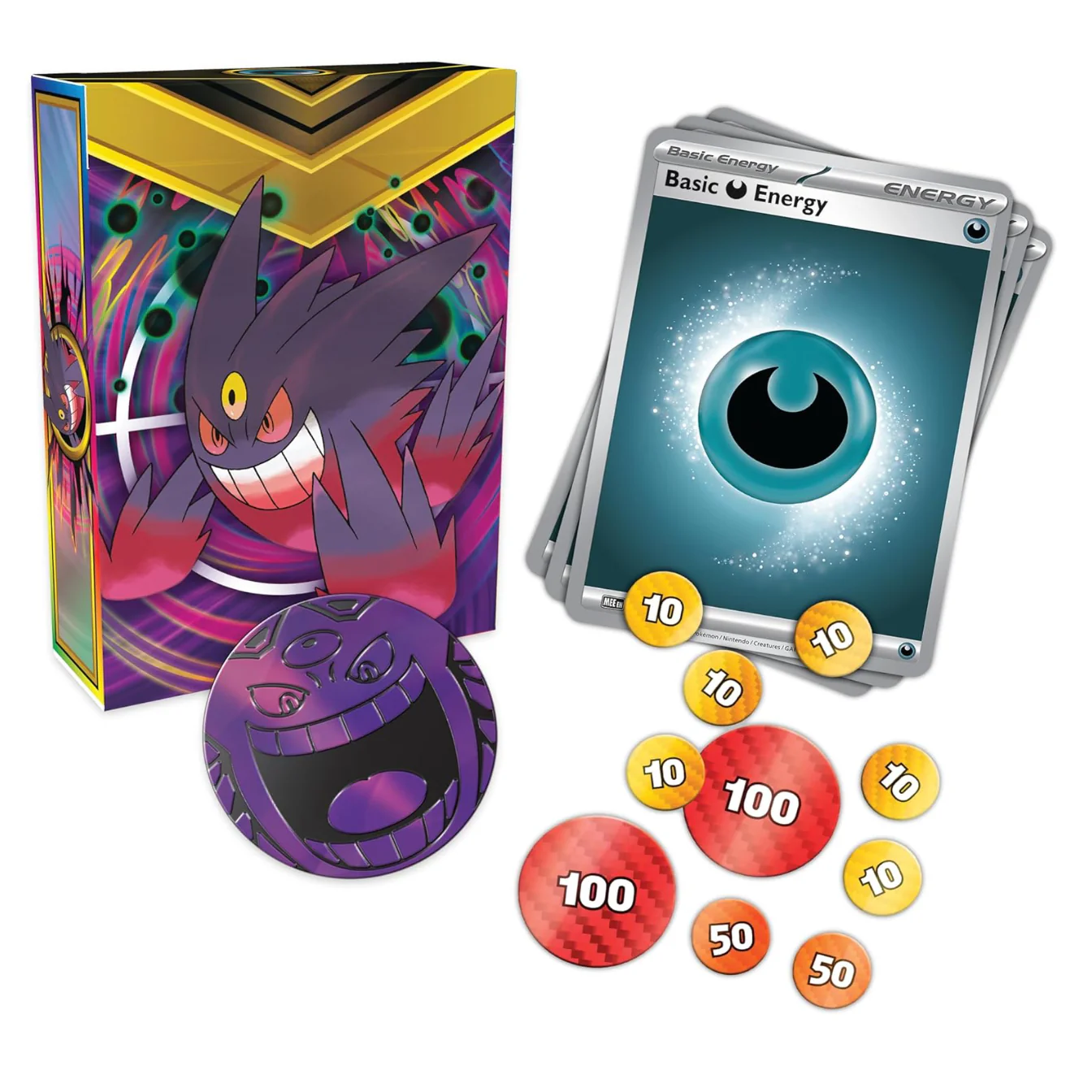 2025 Pokémon Mega Evolution Mega Gengar ex Metal Battle Deck - Image 3