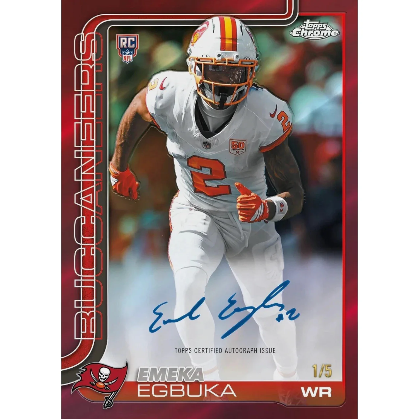 2025 Topps Chrome Football Value Box - Image 6
