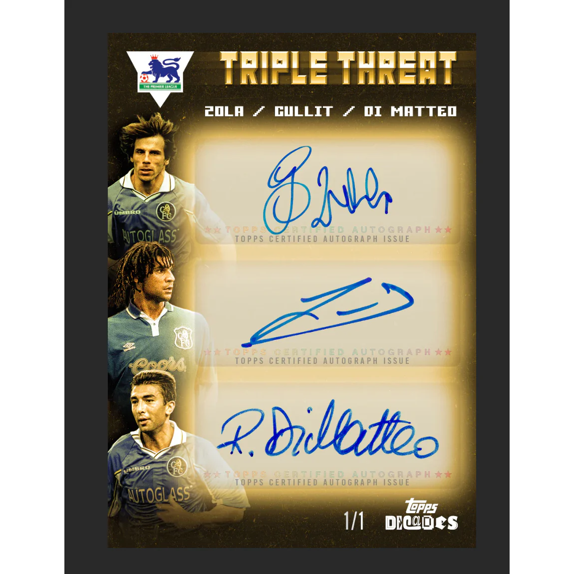2025 Topps Decades Premier League 90s Edition Hobby Box - Image 4
