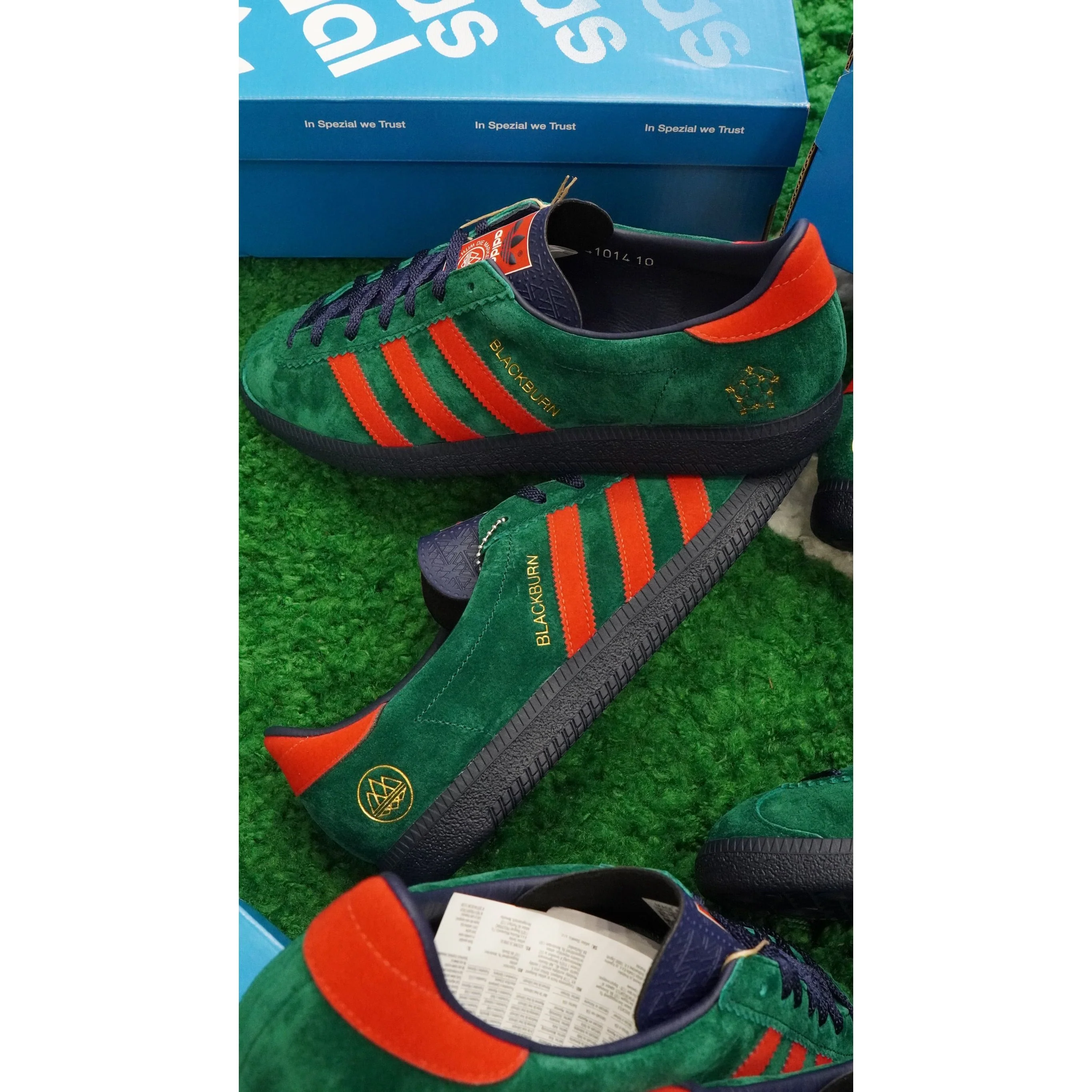 adidas Blackburn SPZL Collegiate Green Better Scarlet - Image 4