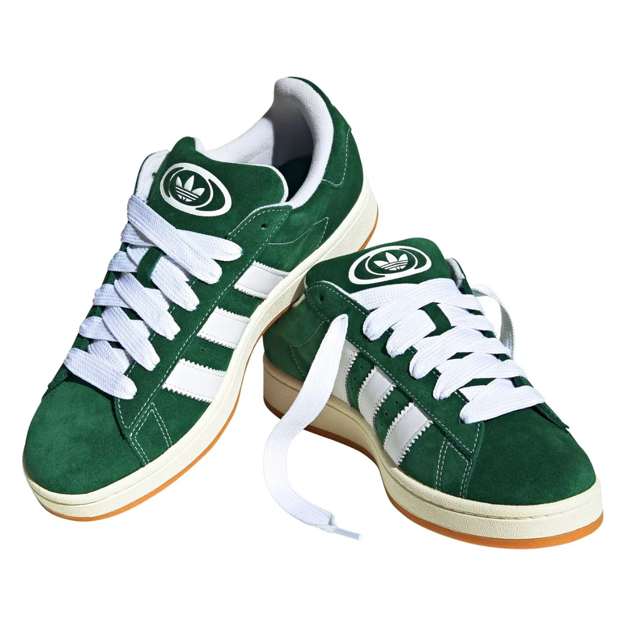 adidas Campus 00s Dark Green Cloud White - Image 2