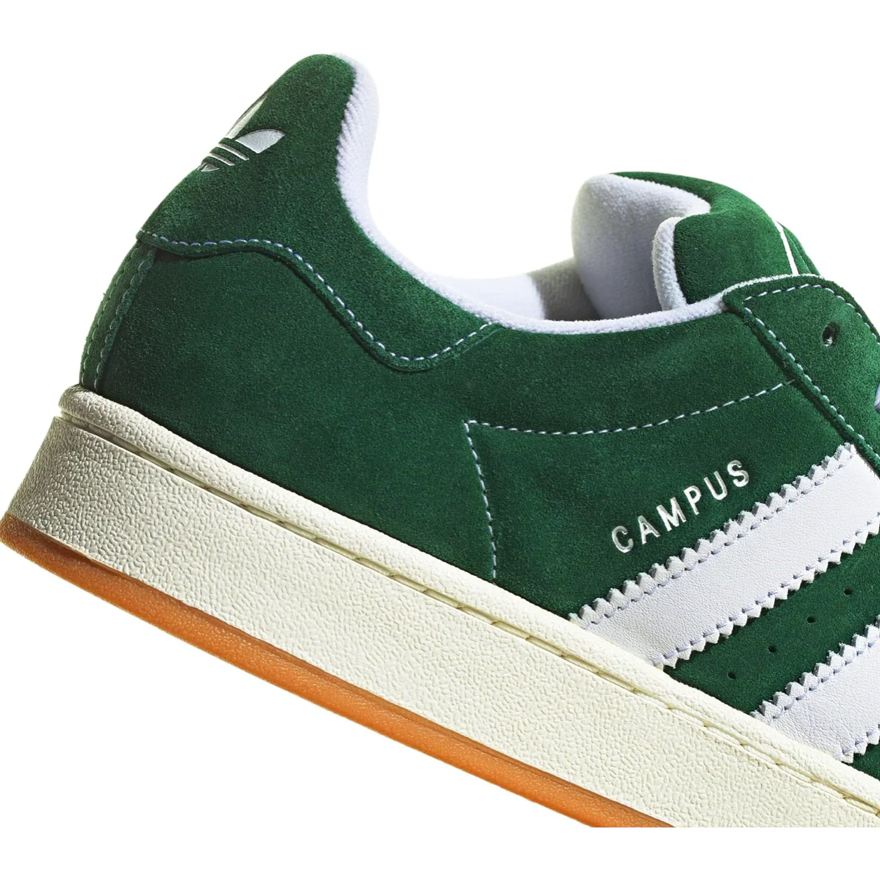 adidas Campus 00s Dark Green Cloud White - Image 3