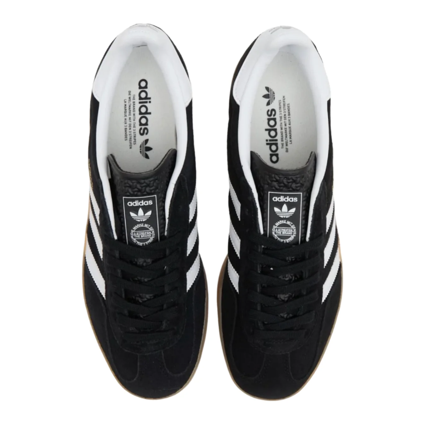 adidas Gazelle Black White Gum - Image 4
