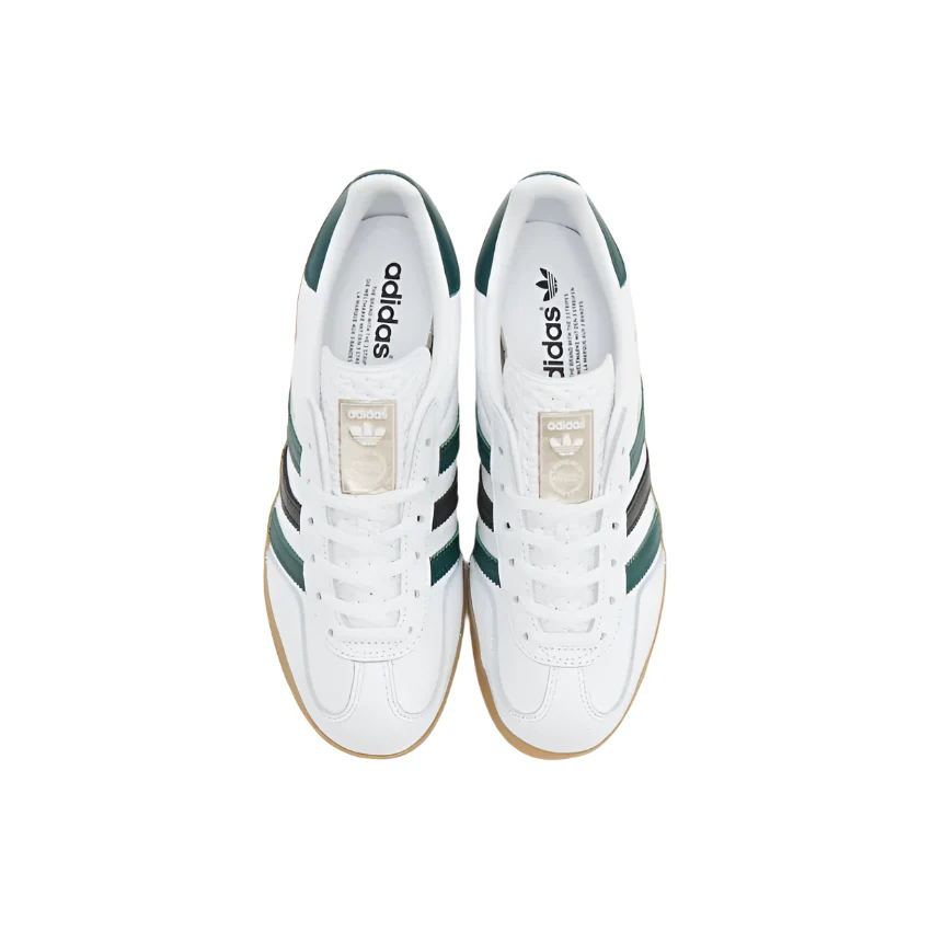 adidas Gazelle Indoor White Collegiate Green (Women's) - Image 3