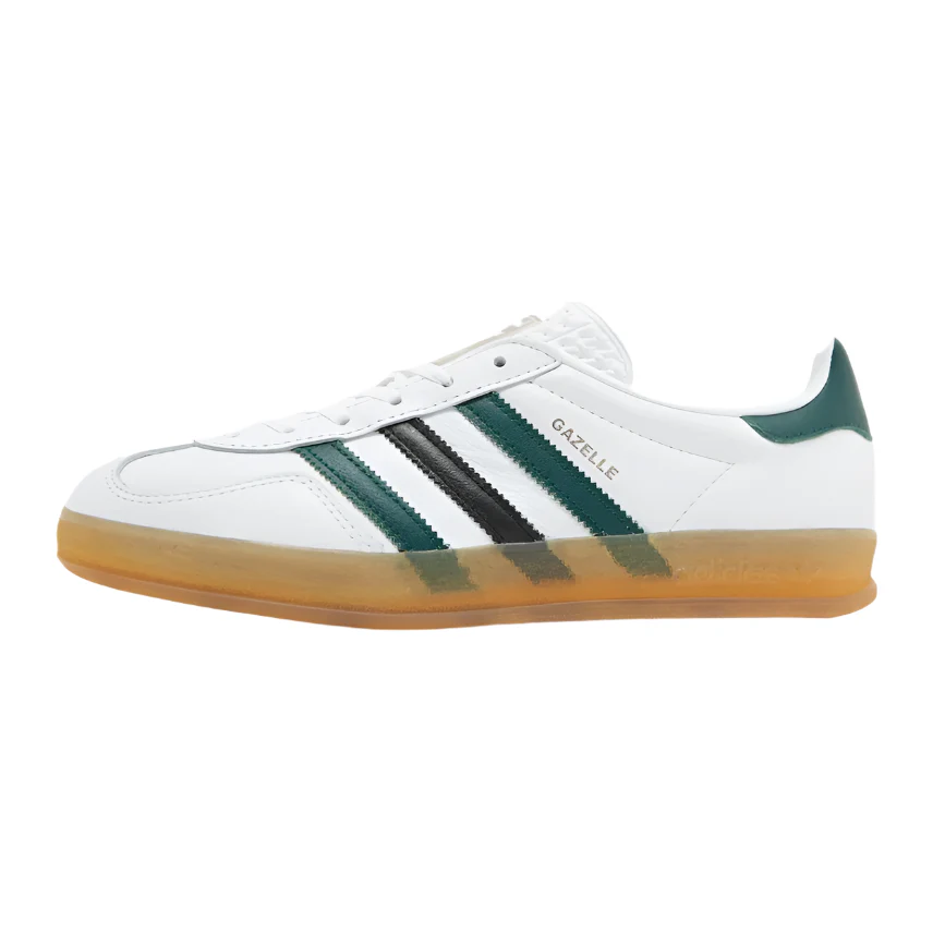 adidas Gazelle Indoor White Collegiate Green (Women's) - Image 4