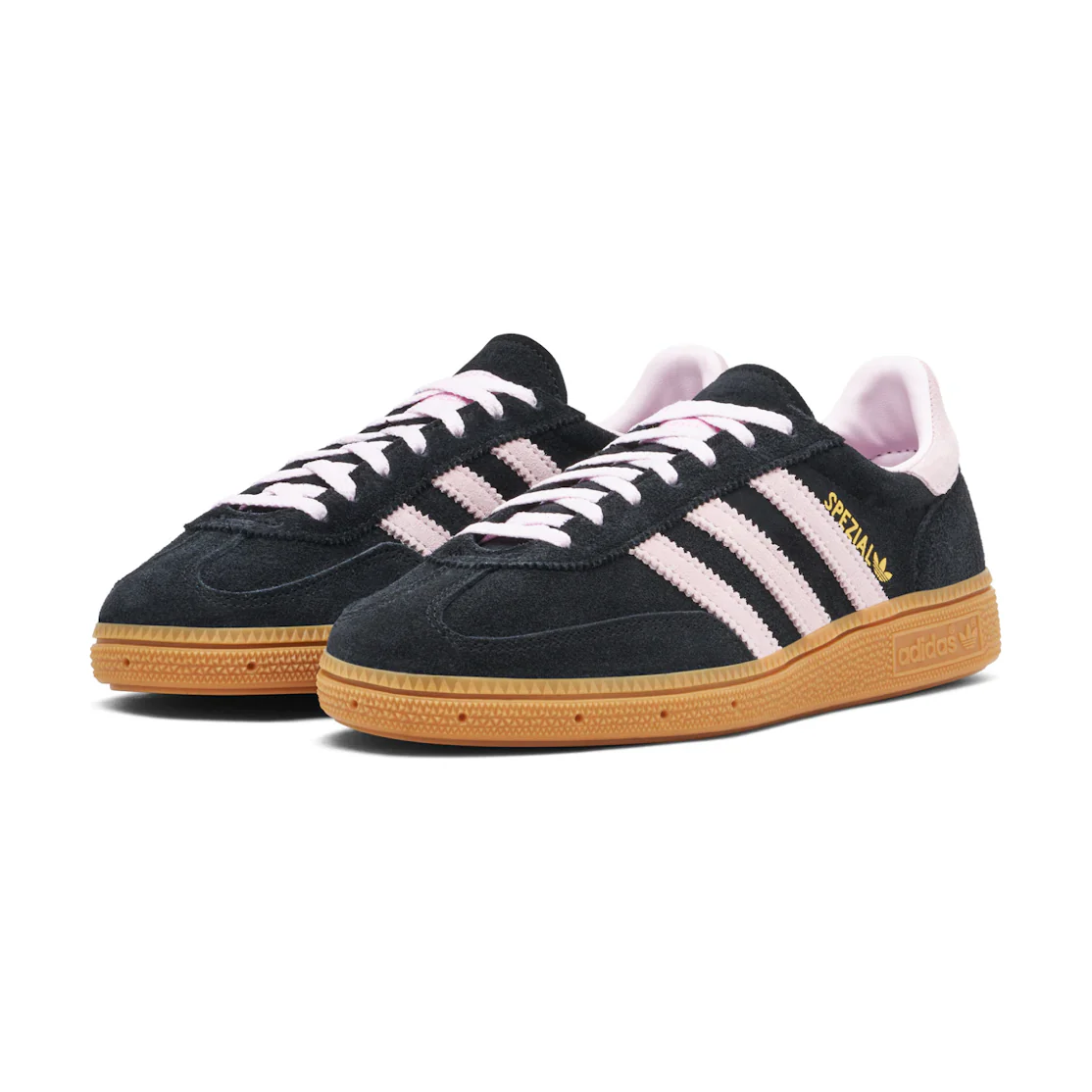 adidas Handball Spezial Core Black Clear Pink Gum (Women's) - Image 2