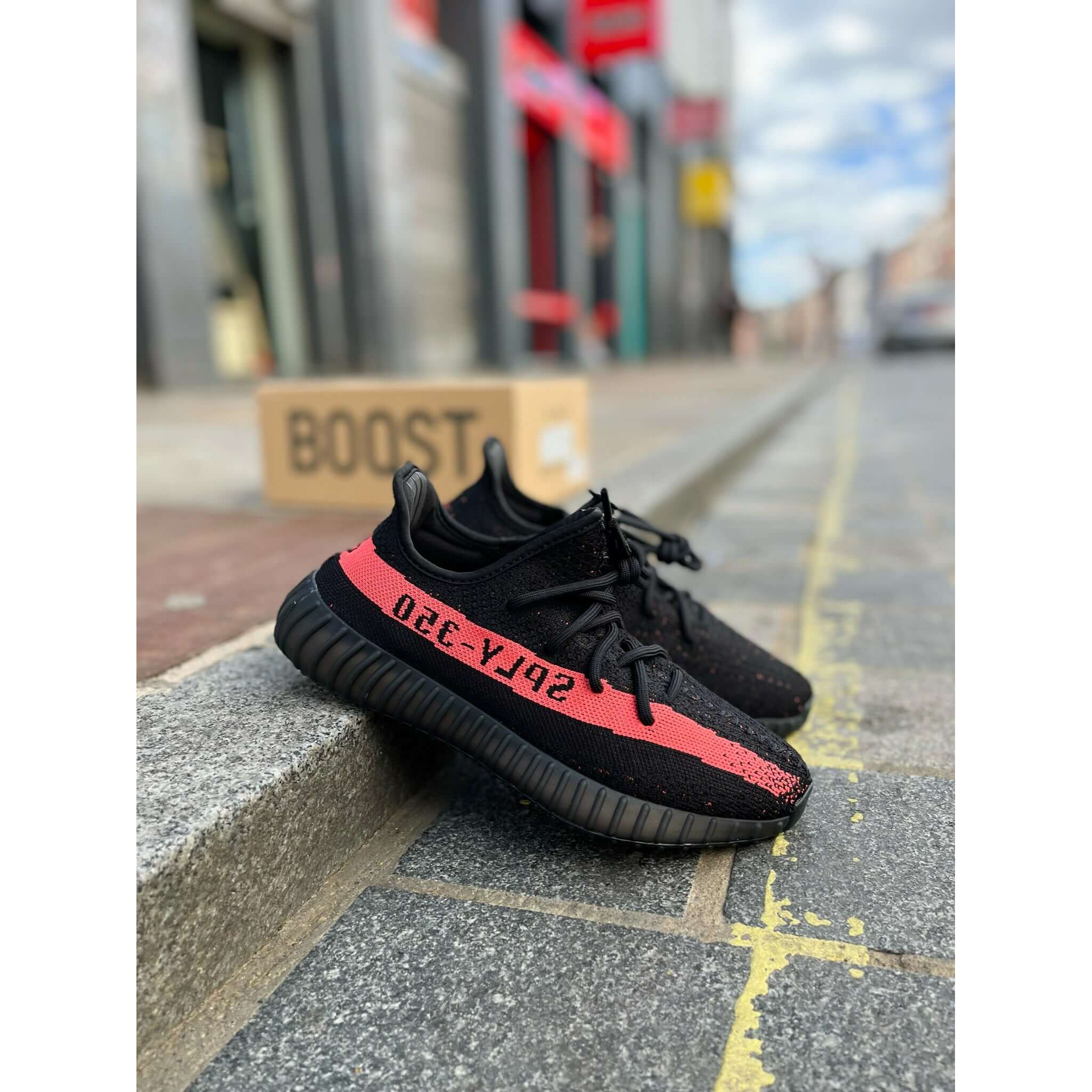 adidas Yeezy Boost 350 V2 Core Black Red (2022) - Image 5