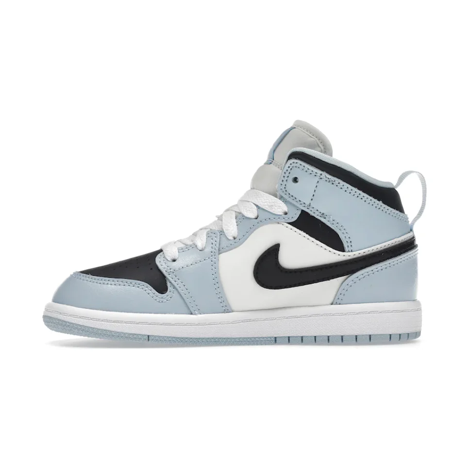 Air Jordan 1 Mid Ice Blue (PS) - Image 2