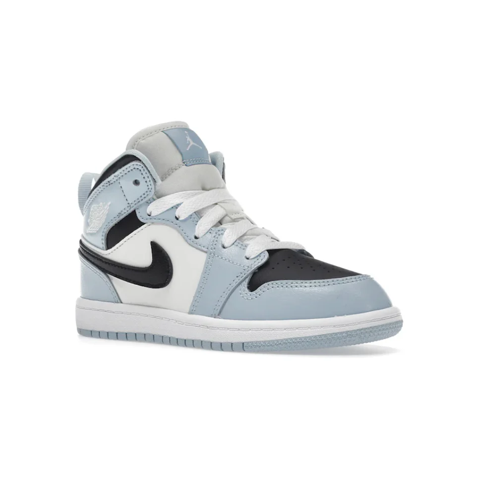 Air Jordan 1 Mid Ice Blue (PS) - Image 4