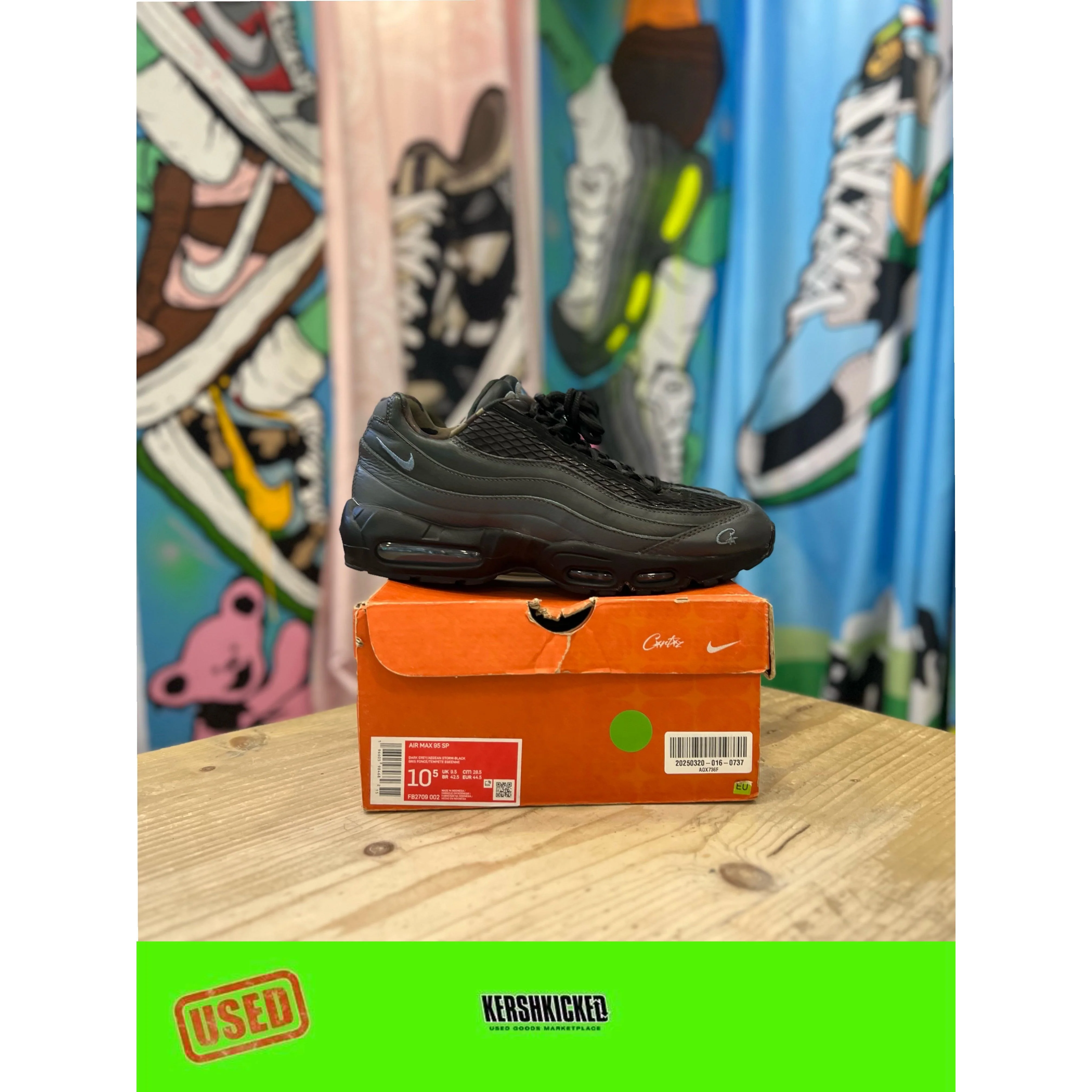 Air Max 95 Corteiz Aegean Storm UK 9.5