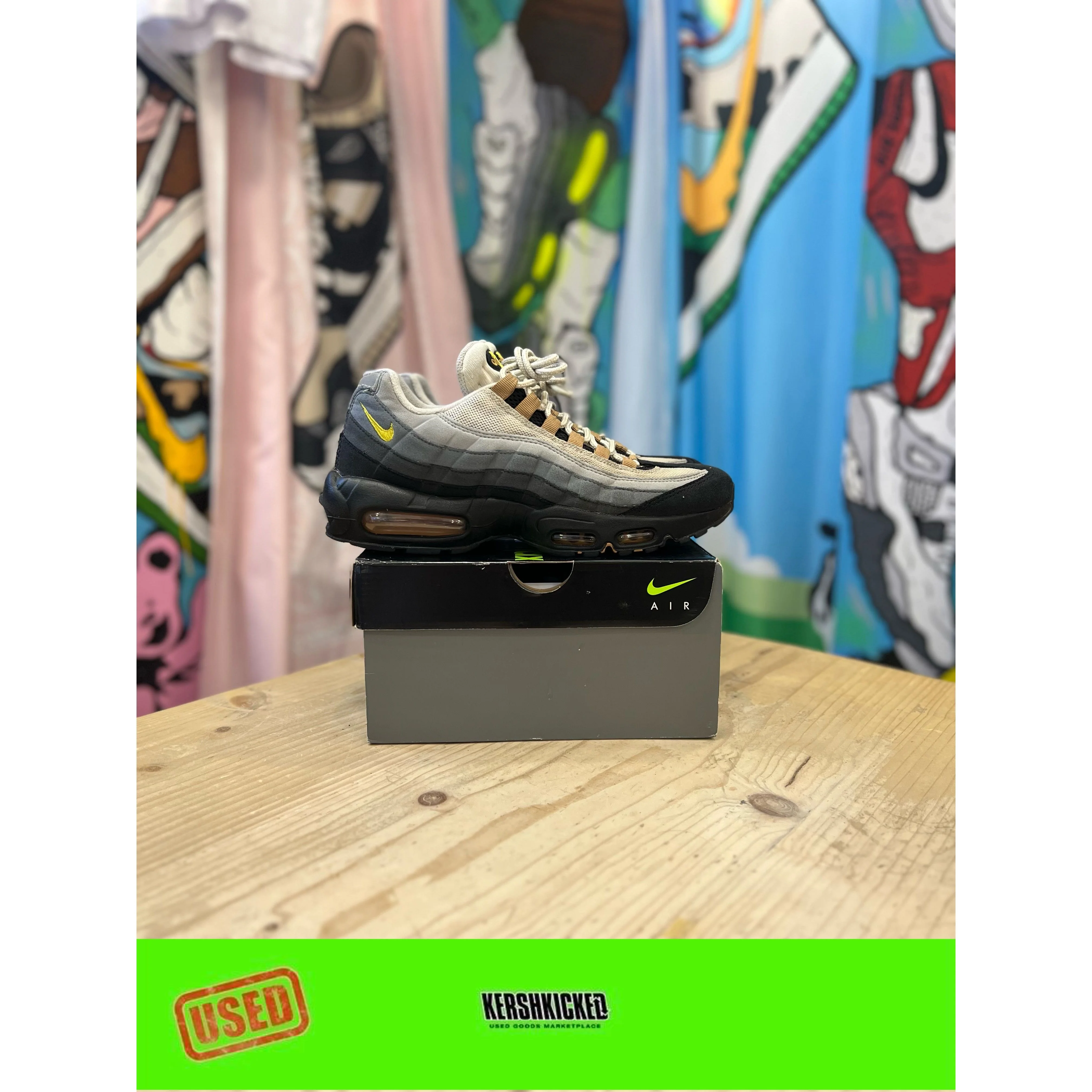 Air Max 95 Yellow Strike UK 7.5