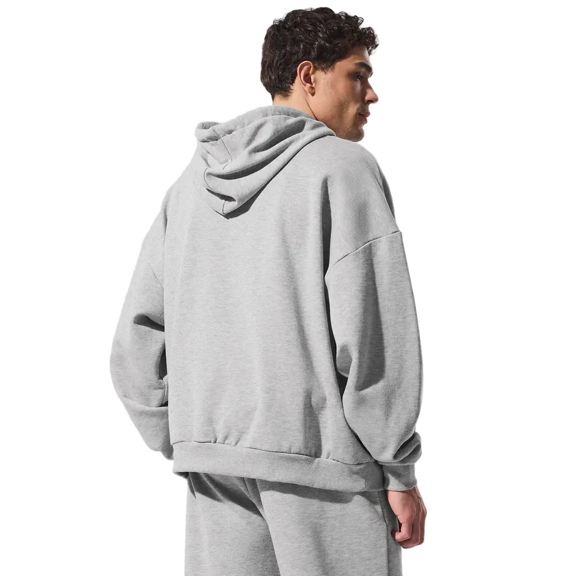 Alo Accolade Hoodie Athletic Heather Grey - Image 5