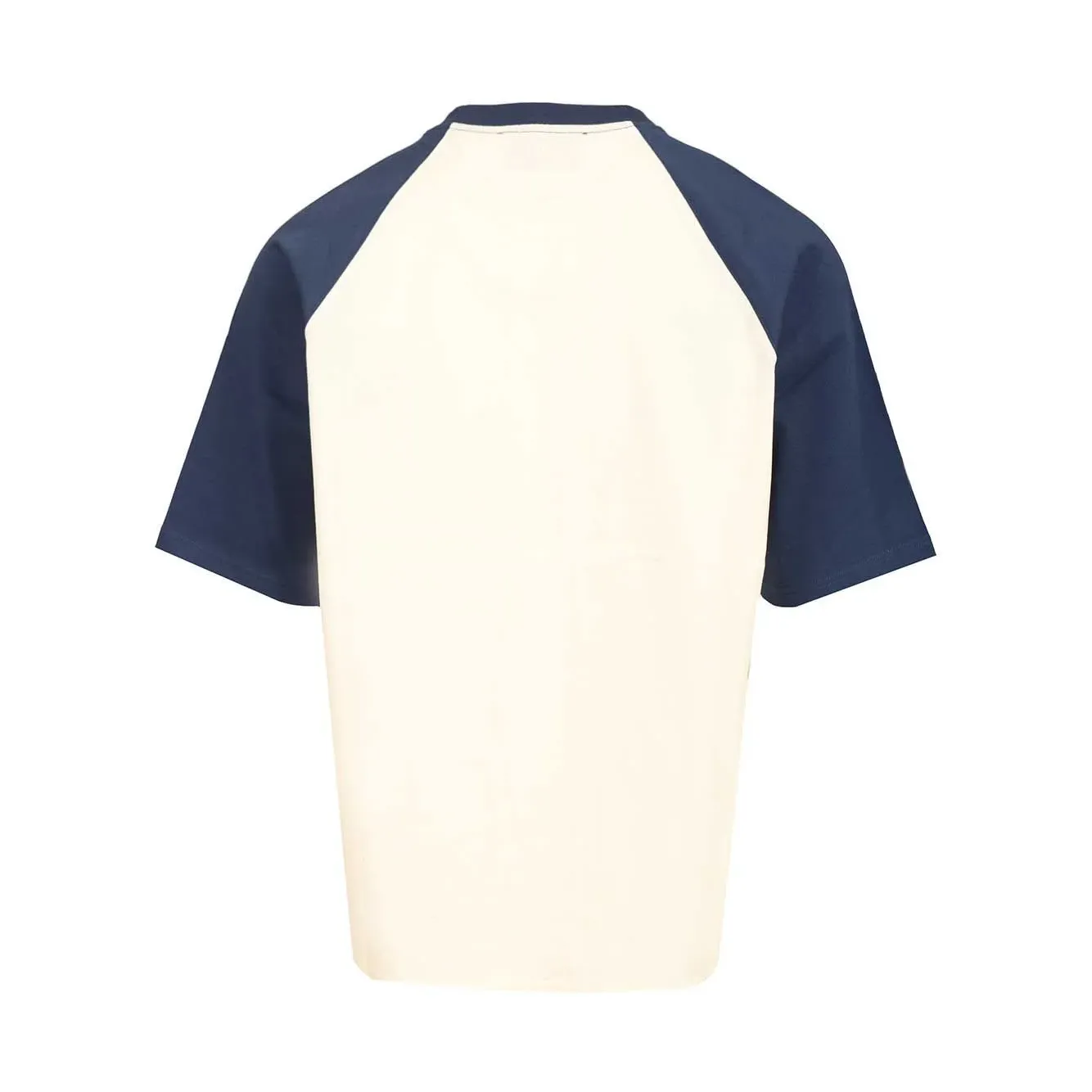 Ami De Coeur Knitted Patch T-shirt White And Blue Cotton - Image 2