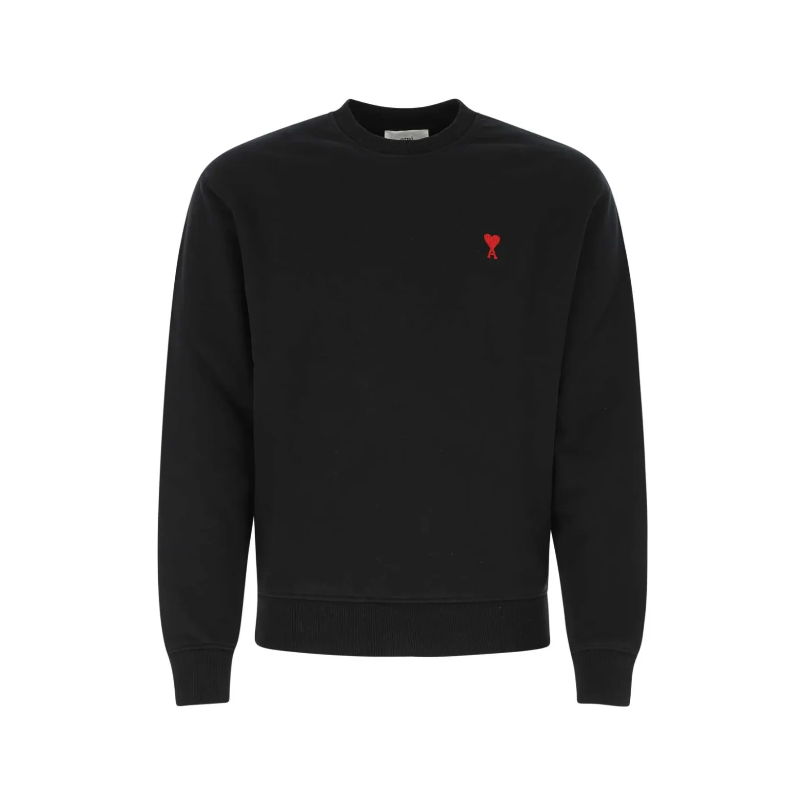 AMI Paris Ami de Coeur Crewneck Sweatshirt Black/Red