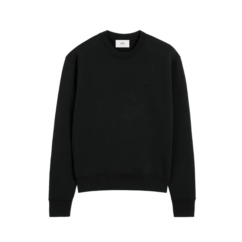 AMI Paris Ami de Coeur Crewneck Sweatshirt Black/Black