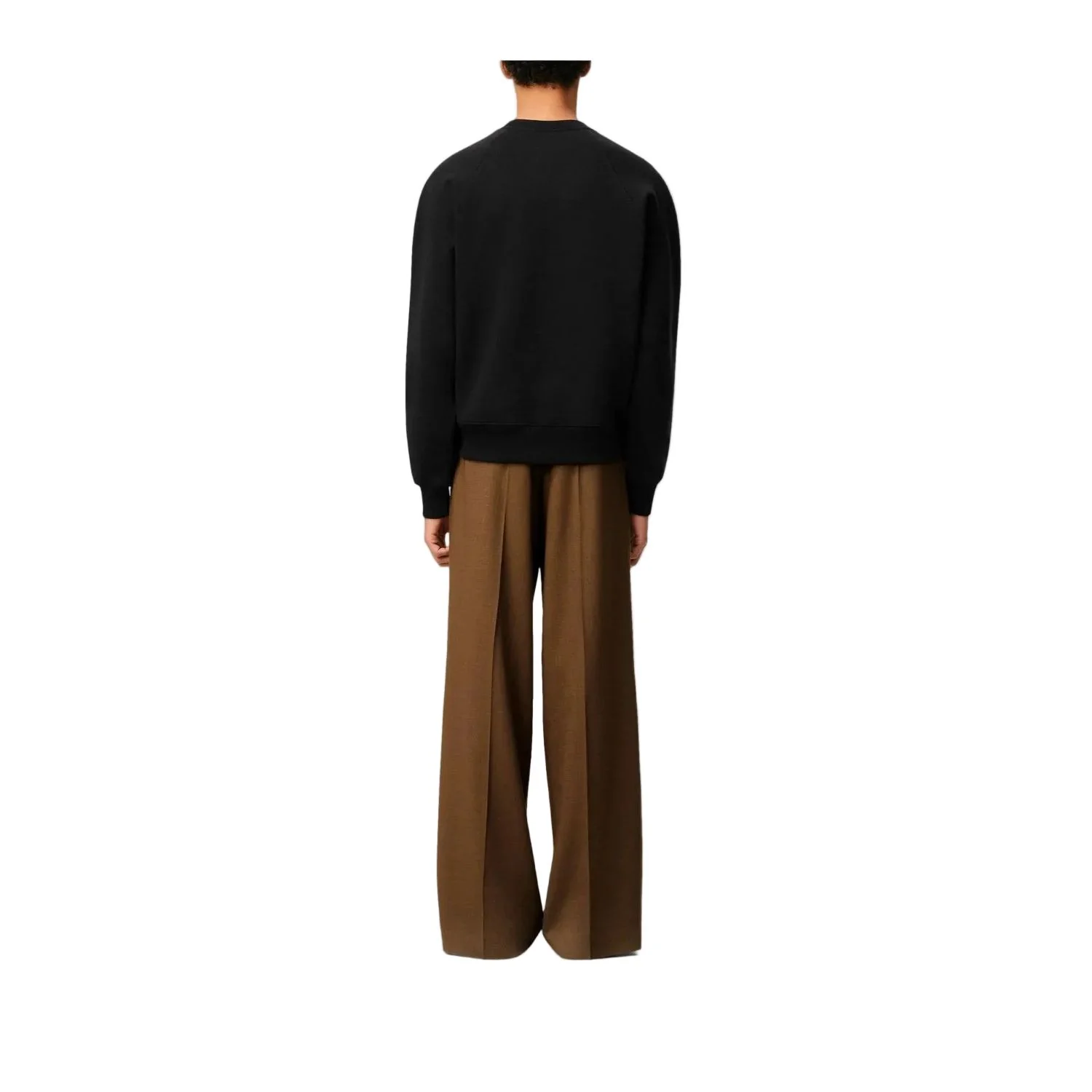 AMI Paris Ami De Coeur Patch Sweatshirt Black - Image 3