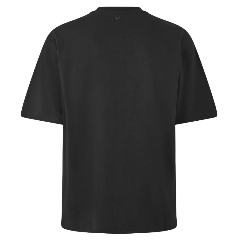 AMI Paris Ami de Coeur Patch T-Shirt Black - Image 2