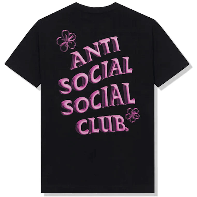 Anti Social Social Club Coral Crush T-shirt Black