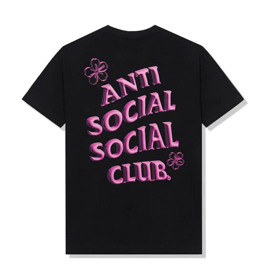 Anti Social Social Club Coral Crush T-shirt Black - Image 2