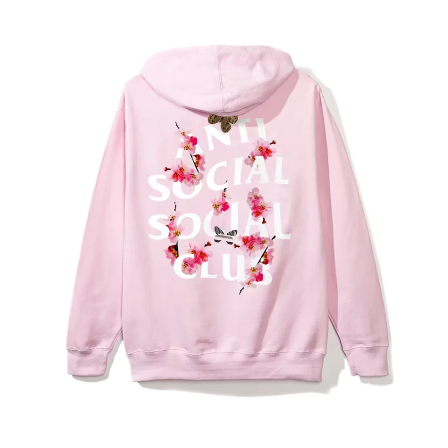Anti Social Social Club Kkoch Hoodie Pink