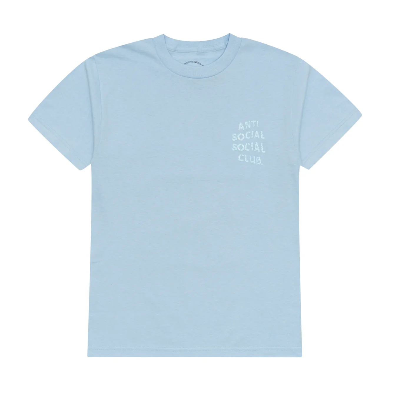 Anti Social Social Club Partly Cloudy T-shirt Blue - Image 2