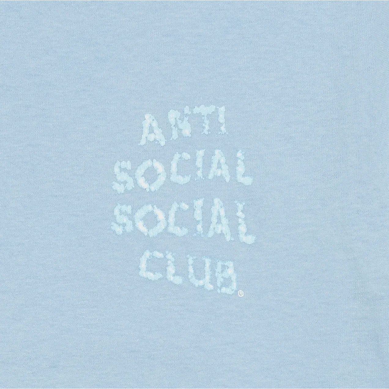 Anti Social Social Club Partly Cloudy T-shirt Blue - Image 3