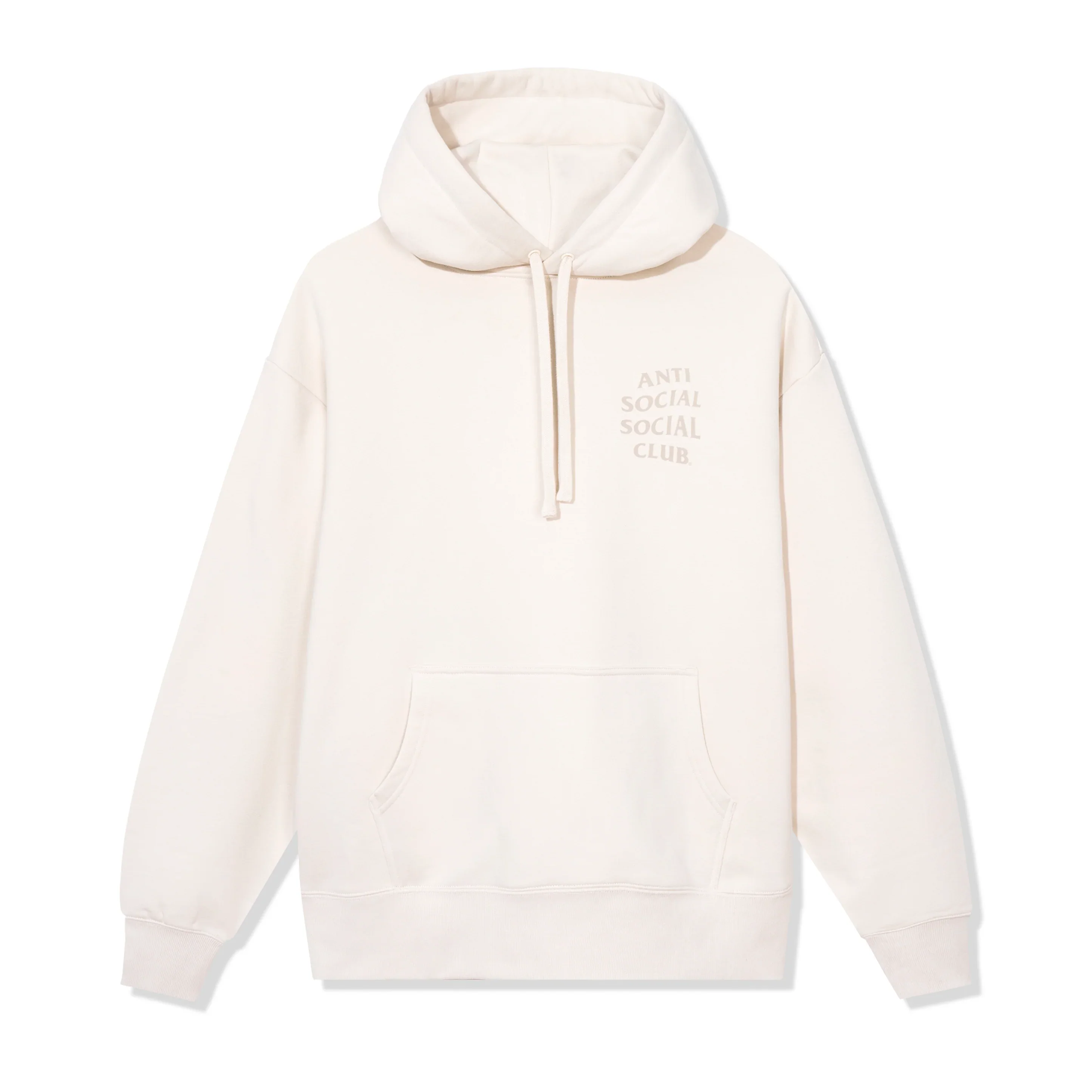 Anti Social Social Club Same But Different Ecru Hoodie - Image 2