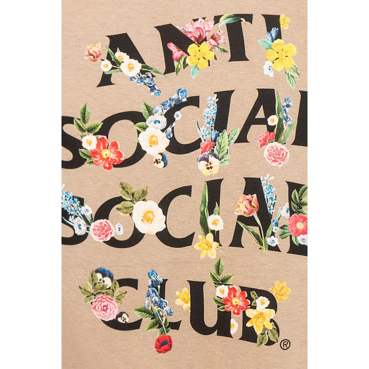 Anti Social Social Club Self Conclusion T-shirt Sand - Image 3