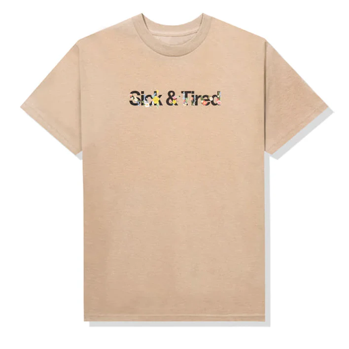Anti Social Social Club Self Conclusion T-shirt Sand - Image 6