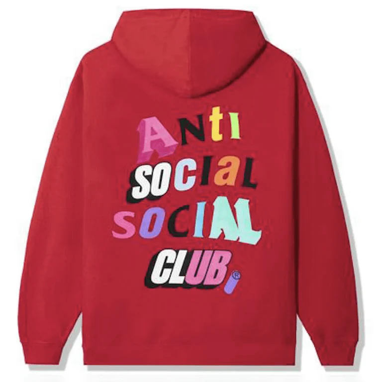 Anti Social Social Club The Real Me Hoodie - Red