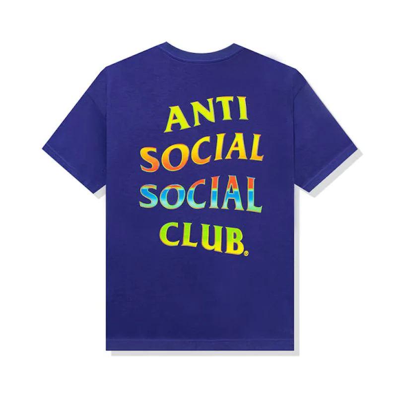 Anti Social Social Club Thermal Internal T-shirt Purple - Image 2