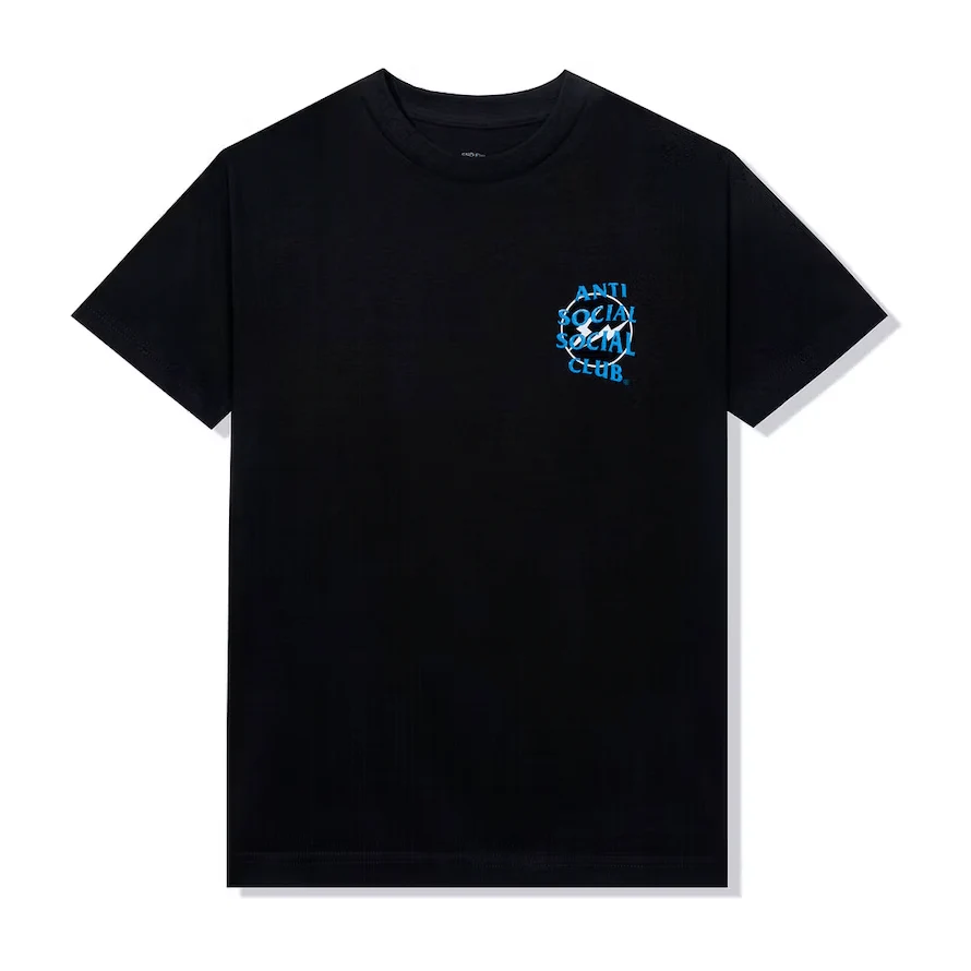 Anti Social Social Club x Fragment Precious Petals Tee (FW22) Black Blue - Image 2