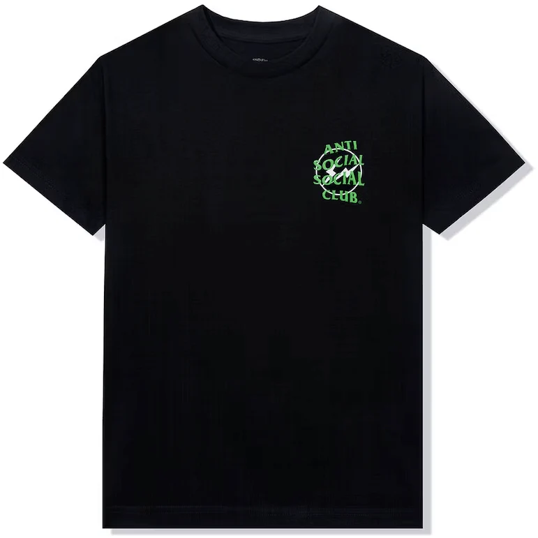Anti Social Social Club x Fragment Precious Petals Tee (FW22) Black Green - Image 2