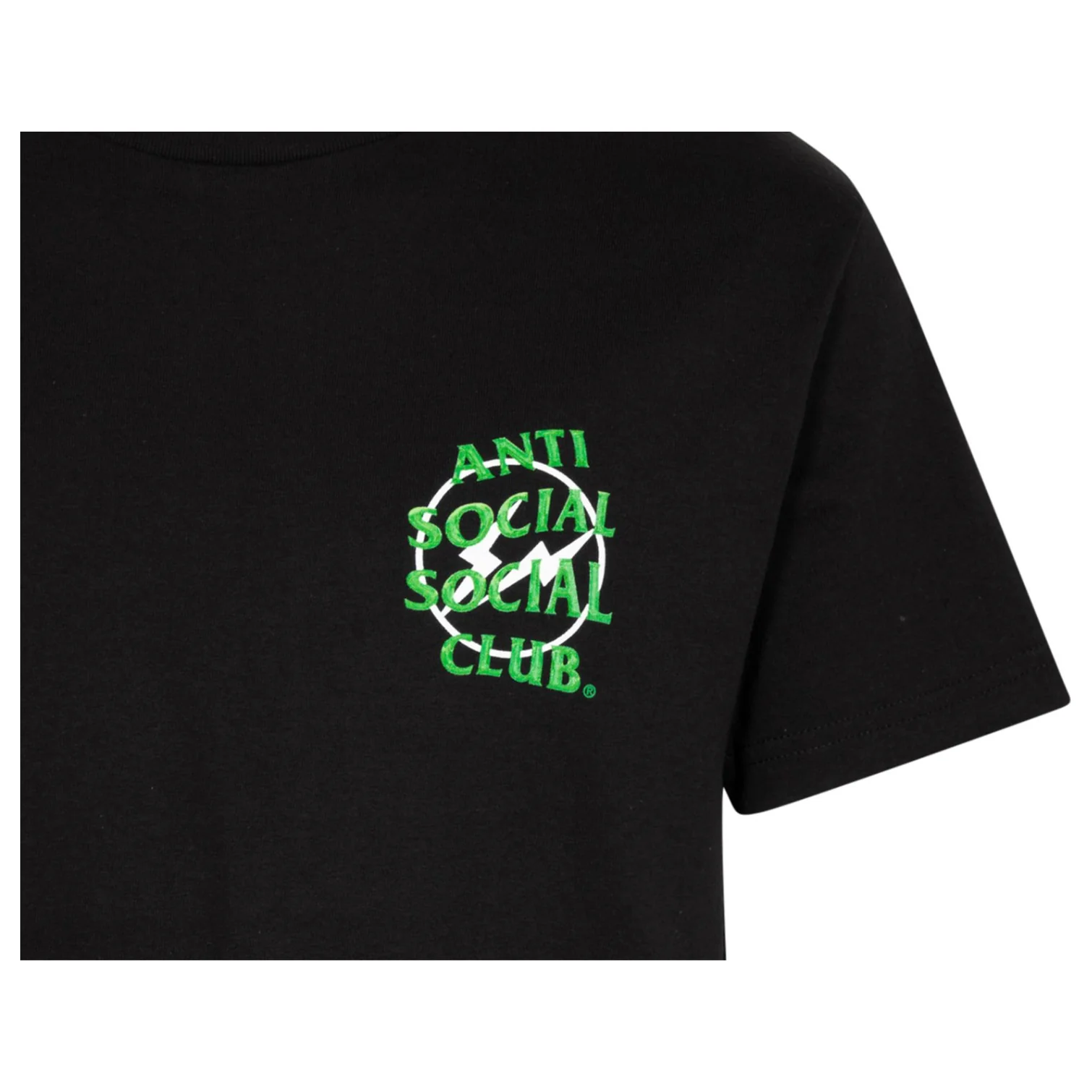 Anti Social Social Club x Fragment Precious Petals Tee (FW22) Black Green - Image 3