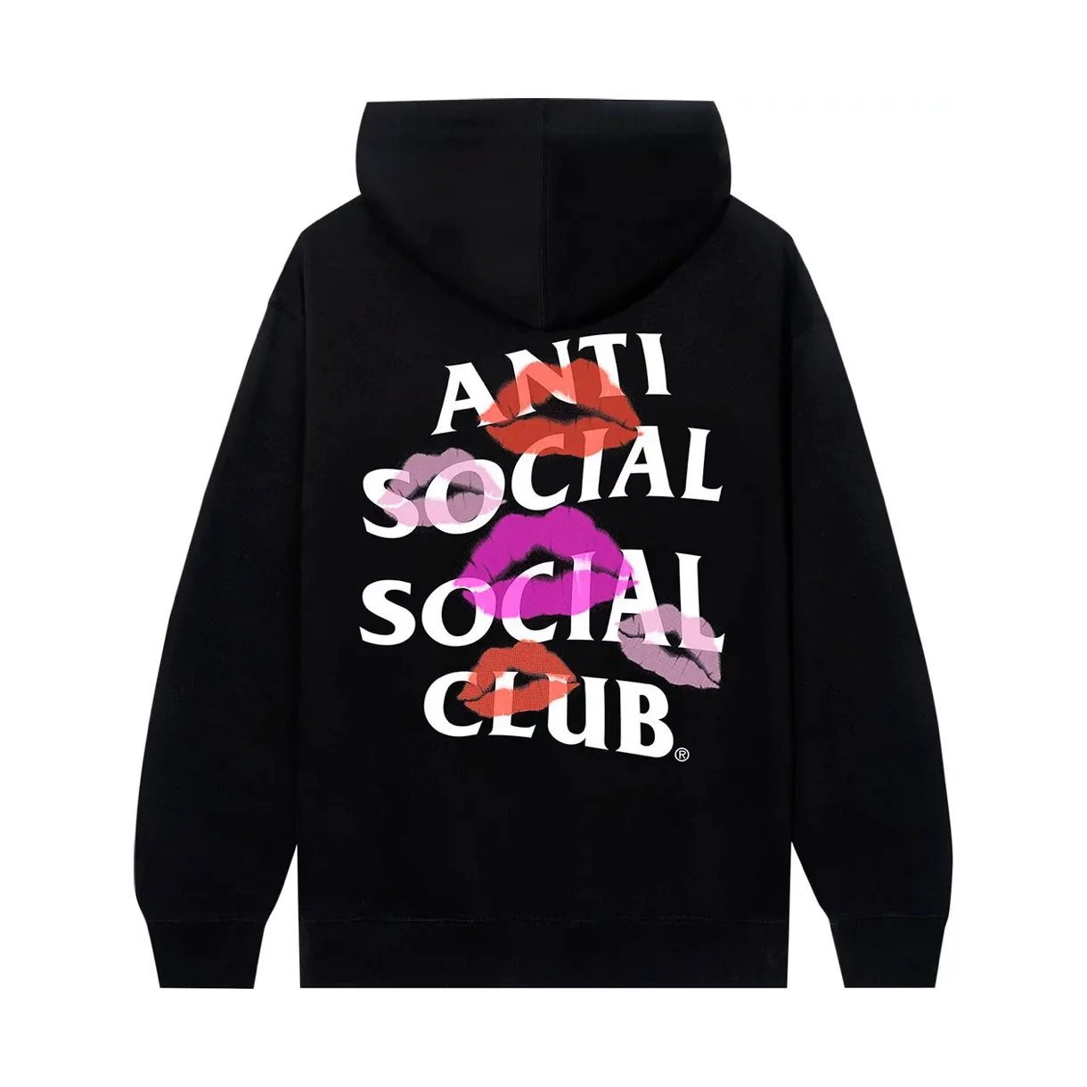 Anti Social Social Club Your Kiss Hoodie Black - Image 2