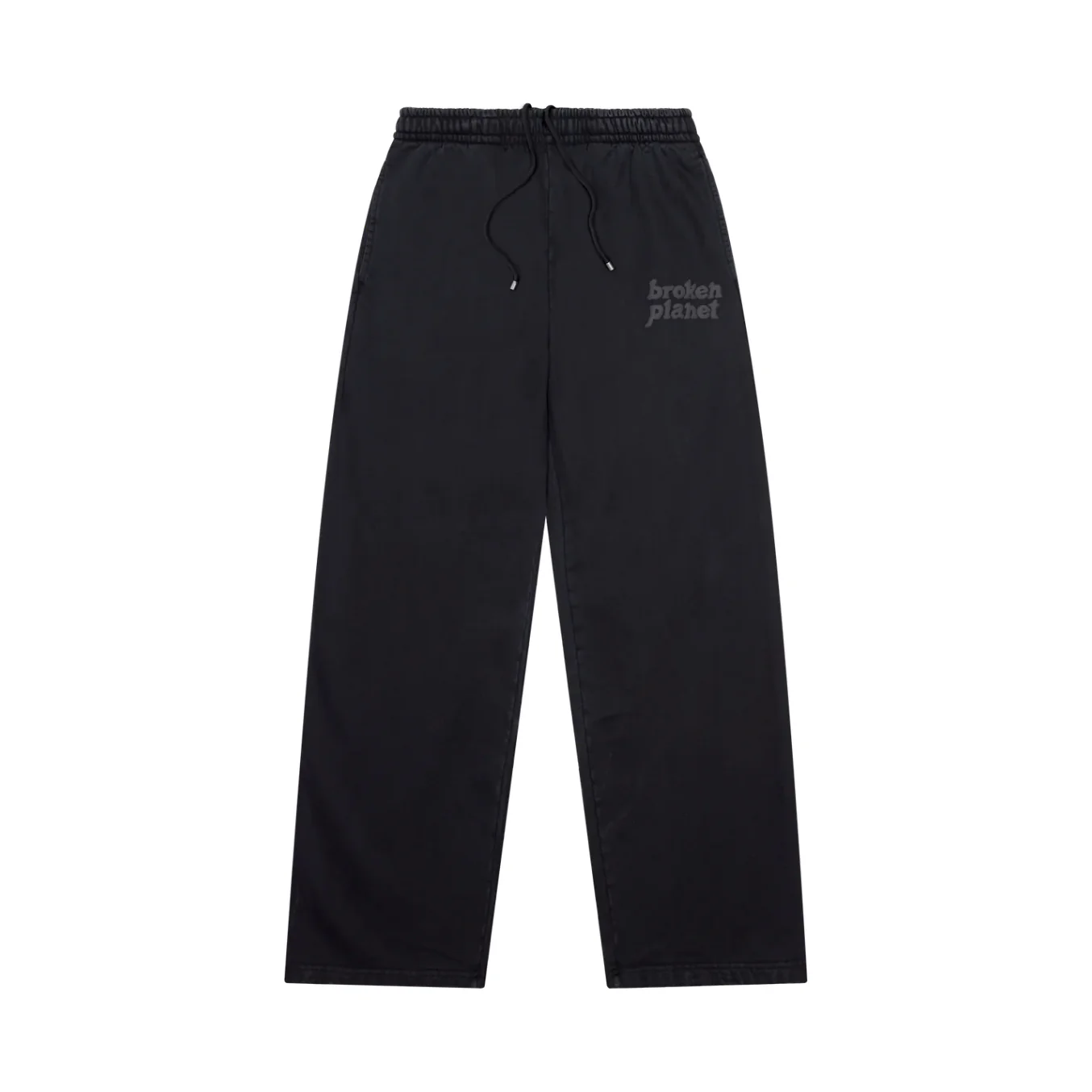 Broken Planet Basics Straight-Leg Sweatpants Washed Black