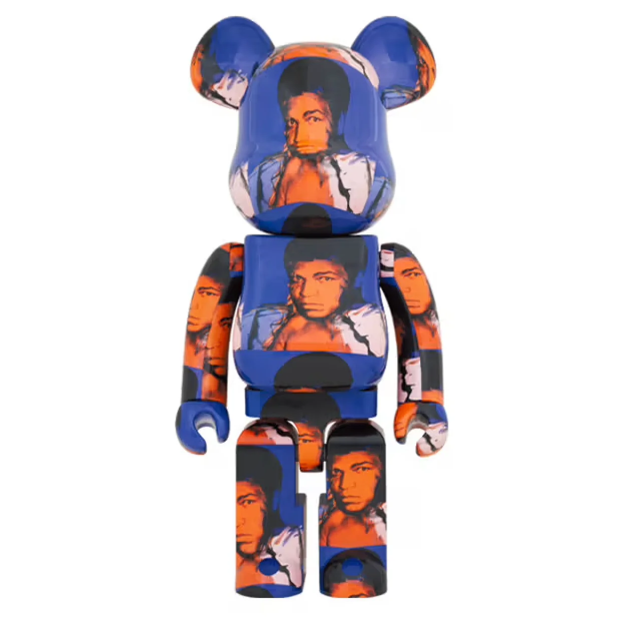 Bearbrick Andy Warhol Muhammad Ali 1000%