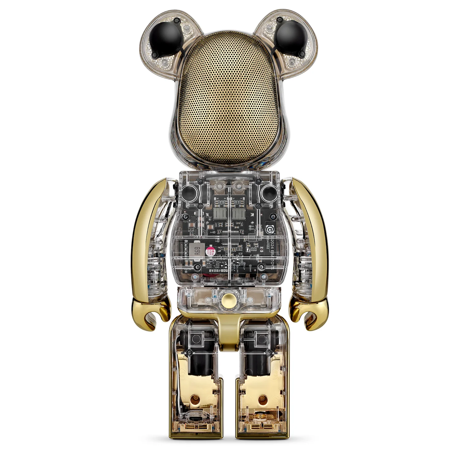 Bearbrick Audio Chrome Metals Gold - Image 2