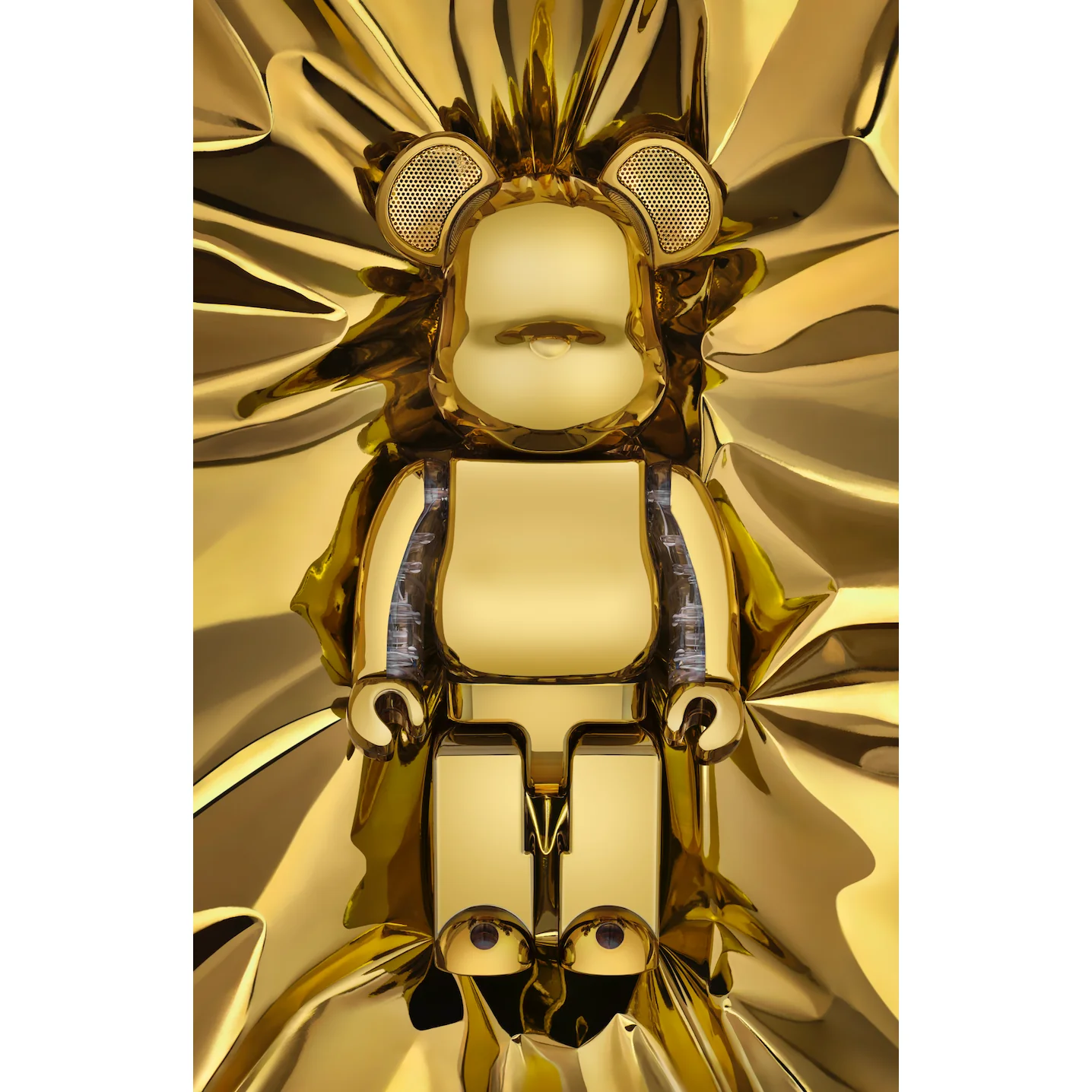 Bearbrick Audio Chrome Metals Gold - Image 6
