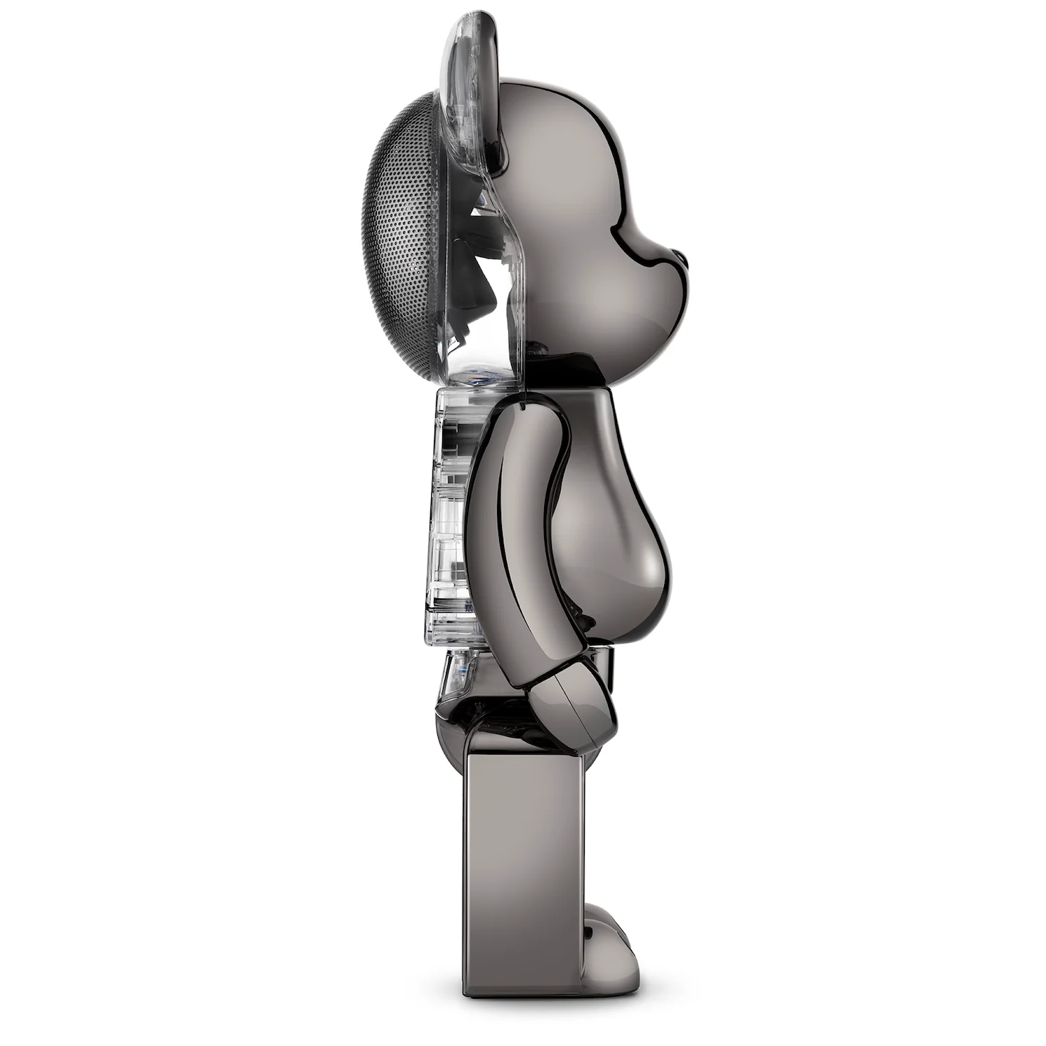 Bearbrick Audio Chrome Metals Platinum - Image 3