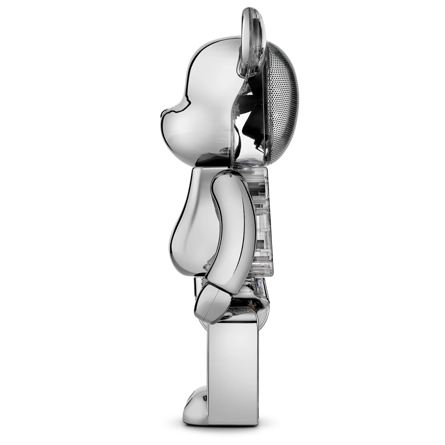 Bearbrick Audio Chrome Metals Silver - Image 4