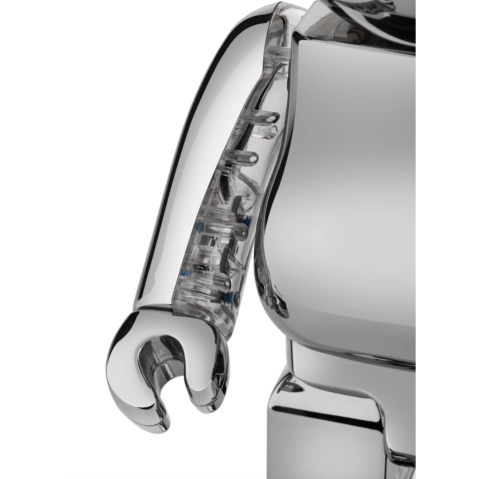 Bearbrick Audio Chrome Metals Silver - Image 6