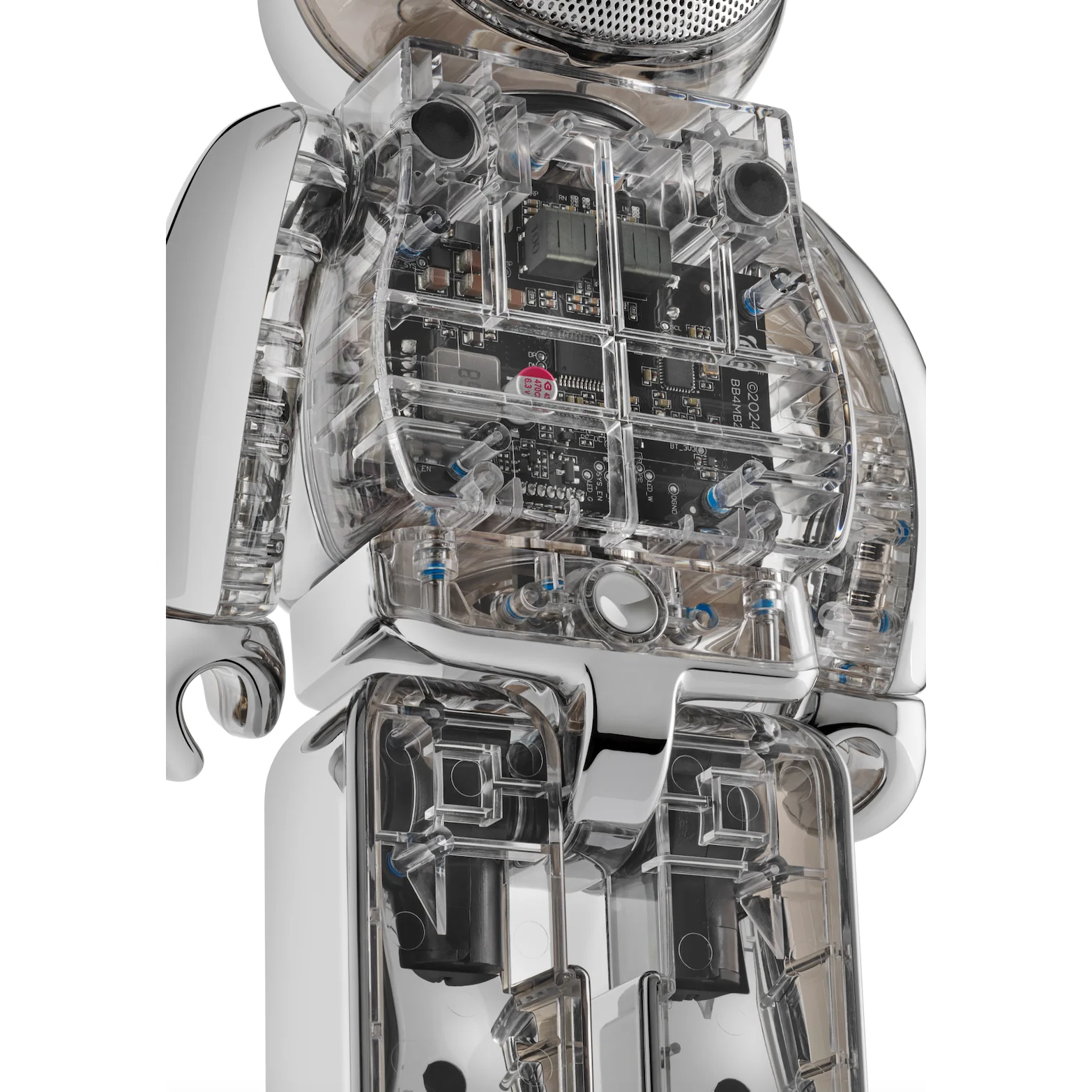 Bearbrick Audio Chrome Metals Silver - Image 7