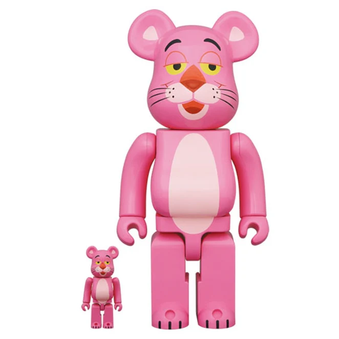 Bearbrick Pink Panther 100% & 400% Set - Image 3