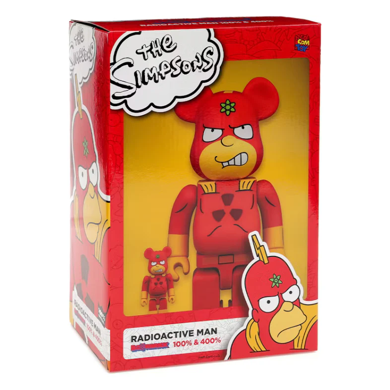 Bearbrick The Simpsons Radioactive Man 100% & 400% Set - Image 3