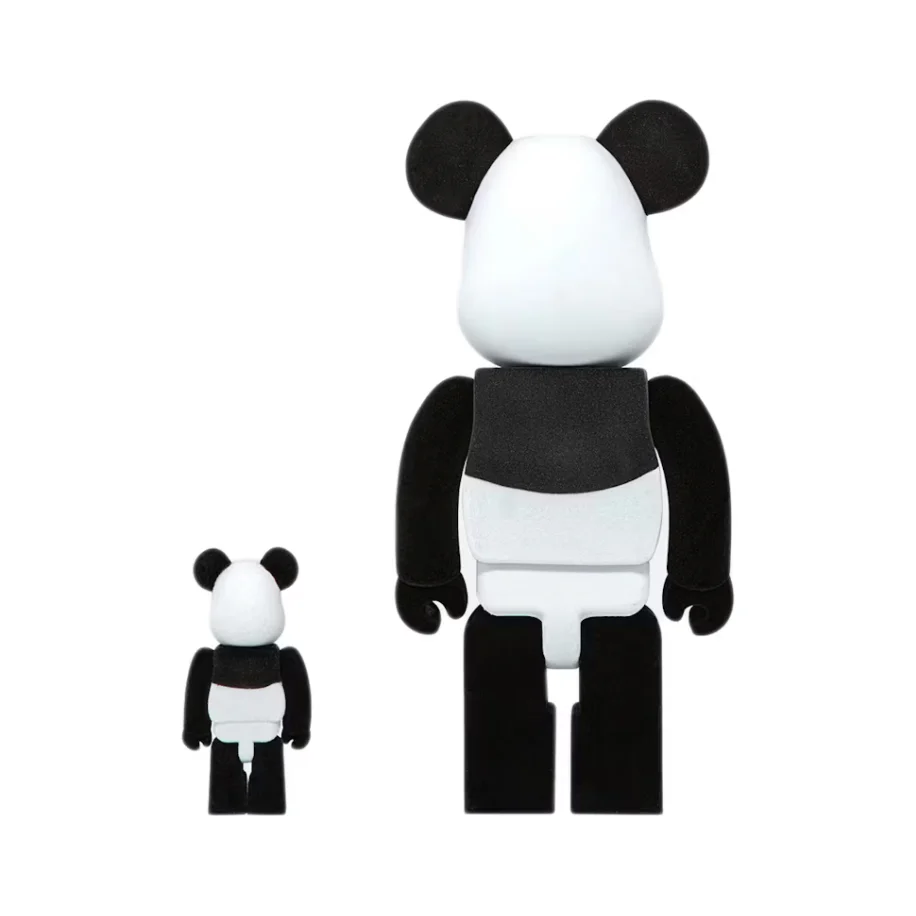 Bearbrick x CLOT Panda 100% & 400% Set - Image 3